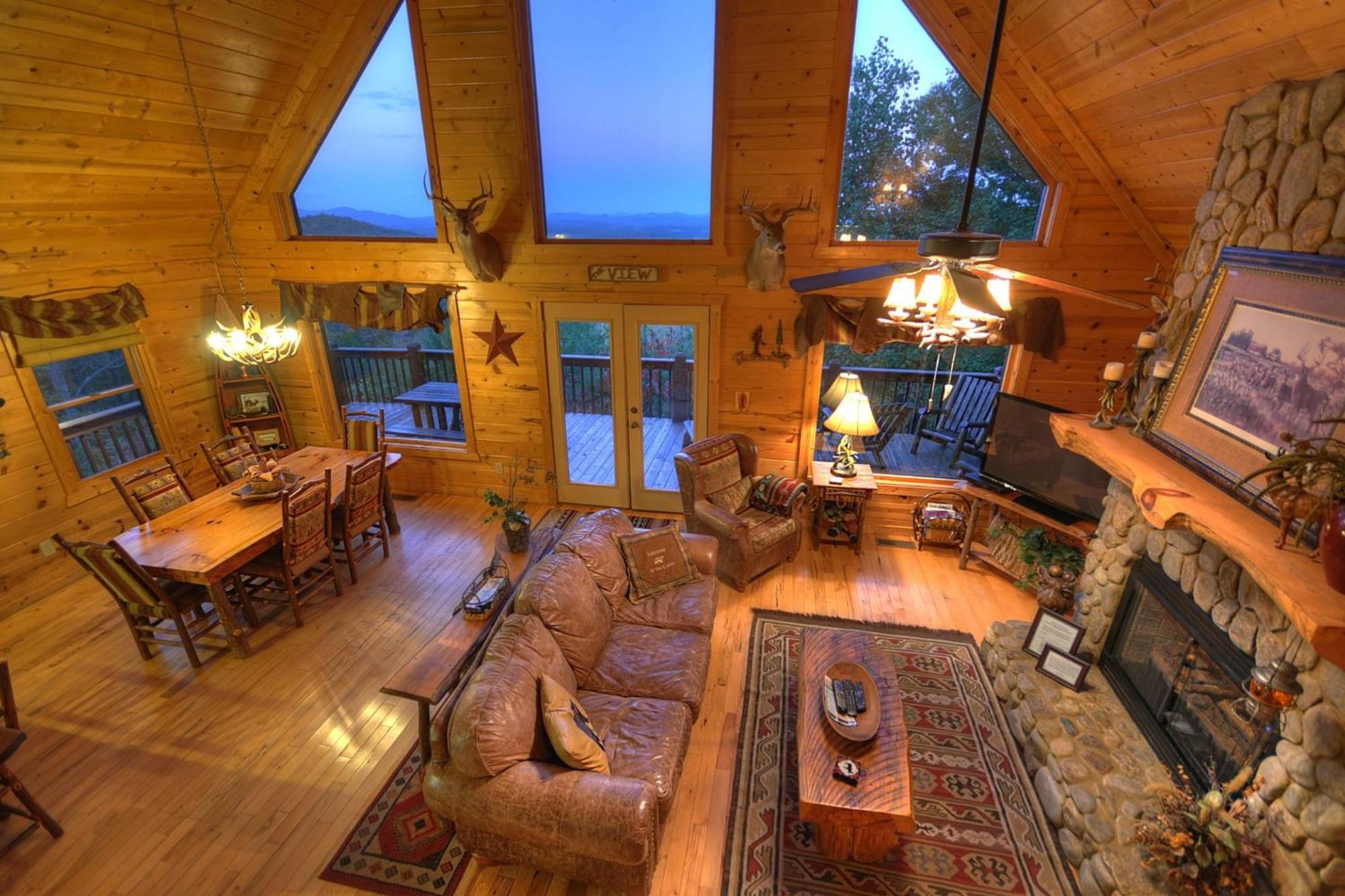 The View Sweeping Mountain Views Gas Fireplace Game Room Hot Tub Blue Ridge Buitenkant foto