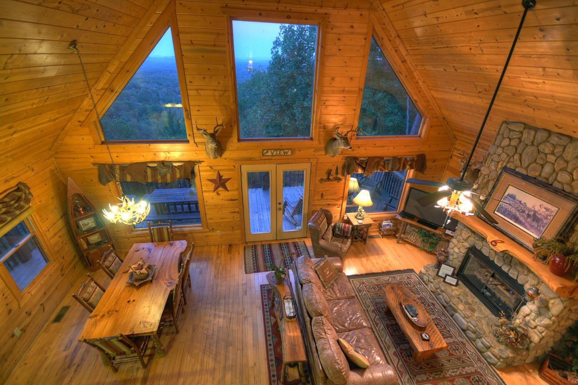 The View Sweeping Mountain Views Gas Fireplace Game Room Hot Tub Blue Ridge Buitenkant foto